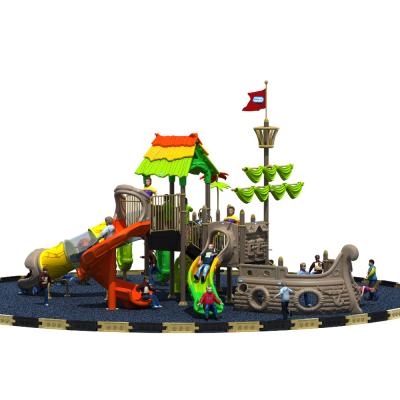 China New Outdoor LLDPE Pirate Ship Plastic Outdoor Playground On Sale for sale