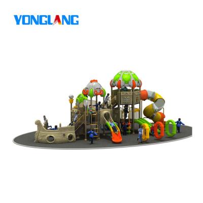 China Adventure Park Outdoor Series Commercial Pirate Ship Playground YL-H066 Playground Kids Slide Outdoor Playground For Sale for sale