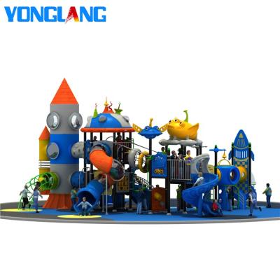 China Durable Commercial Outdoor Playground Equipment Blue Color Used Playground Equipment For Sale for sale