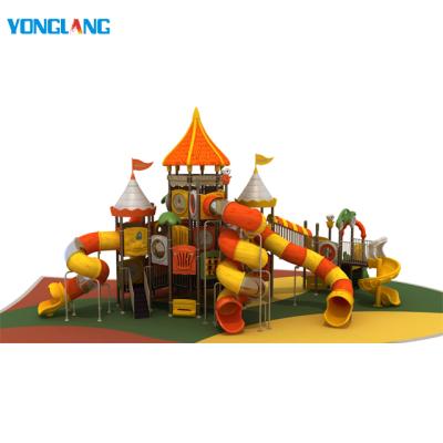 China YL-3A0378 Plastic European Playground Castle Series Kids Commercial Outdoor Playground Equipment Kids Outdoor Playground Equipment for sale