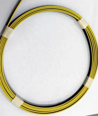 China FTTH FTTB FTTX network made of China price outdoor ftth fiber drop cable 1km 1/2/4/6/8/12 core single mode yellow red white blue stripe GJYXFCH cable for sale