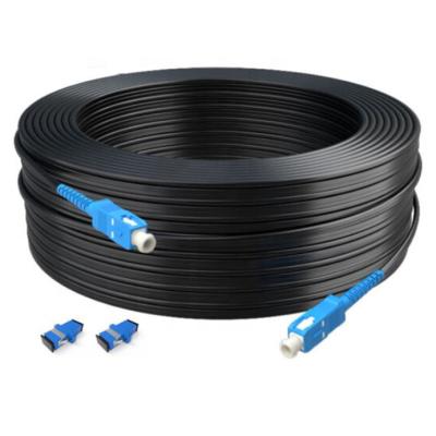 China FTTH Network FTTH FTTB FTTX Fiber Drop Cable Fiber Optic Equipment G657A FTTH SC UPC Drop Cable Patch Cord for sale