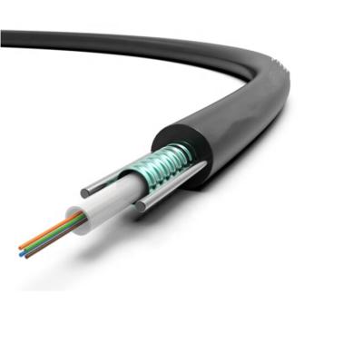 China FTTH FTTB FTTX network communication cable for telecommunication 4 core GYXTW cable outdoor fiber optic cable for sale