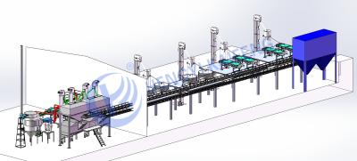 China Effiziente Handhabung Materialförderanlage Industrieförderanlage Mechanik zu verkaufen