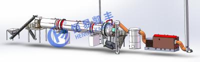 China 0% Moisture 500-600℃ Semi automatic Coconut Carbonization Furnace for sale