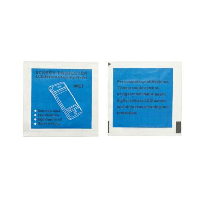 China Single Packed Wet Screen Cleaning Towelette Cleaning Cloths for sale