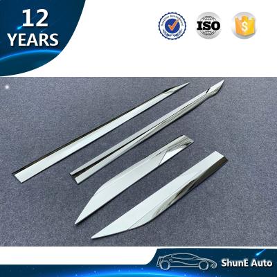 China New Chrome ABS are coming! ABS Chrome RAV 4 Side Door Trim For RAV4 2019 2020 Auto Body Cover Trim Vapor Accessories for sale