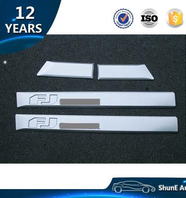 China ABS New Arrive ABS Silver Color Side Door Trim For FJ Cruiser 2007 2008-2017 Auto Body Cover Trim Vapor Accessories for sale