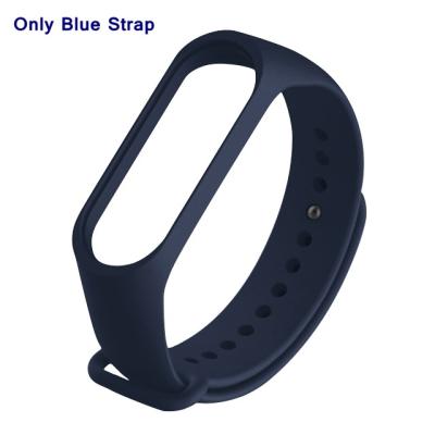 China Waterproof 2022 Popular Smart Mi Band Sports Fitness Tracker Waterproof Silicone Strap For Mi Band 3 for sale