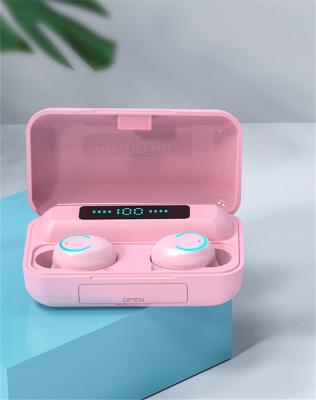 China In-ear Hot Sale Shenzhen In Ear F9-9 Wireless Earbuds Wifi Earphone Power Display Macaron Colorful F9 Bloutooth Earphones for sale