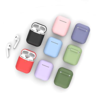 China For AirPods Pro Custom Colored Pure Colorful Soft Silicone Carry Earphone I12 Protective Case For Airpods for sale