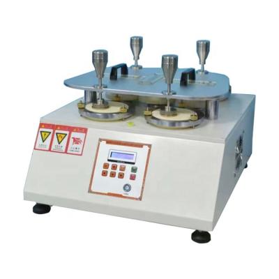 China Footwear Textile Testing Equipment Martindale Abrasion And Pilling Tester With 4 Heads for sale