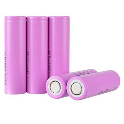 China Consumer Electronics 2000mAh 2200mAh 2600mAh 2800mAh 3000mAh 3.7V 4.2V INR18650 Rechargeable Li-ion Battery for sale