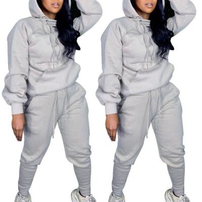 China Wholesale high quality women's winter breathable sweat suits fall winter clothing women sweatsuit custom made set for sale