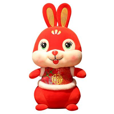 China The plush toy the Year of the Rabbit mascot is a cute Tang costume, a national style rabbit plush doll for sale