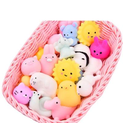 China TPR 2022 New Products Silicone Squeeze Toy Kawaii Slow Rising Squeeze Mochi Anti Crush Mini TPR Squishy Toys for sale