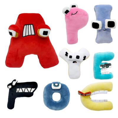 China Plush Doll New Product Toys ABCD Alphabet Lore Plush For Kid Cartoon Plushies Educational Toy For Christmas Halloween Gift Alphabet Letter Plush Toy 26 for sale