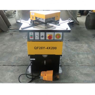 China Building Material Shops QF28Y| Metal Sheet Corner Slitter hydraulic slotting machine for sale