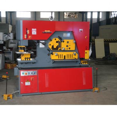 China Home use hydraulic iron worker, hydraulic combined punch and shear machine, hydraulic locksmith for sale