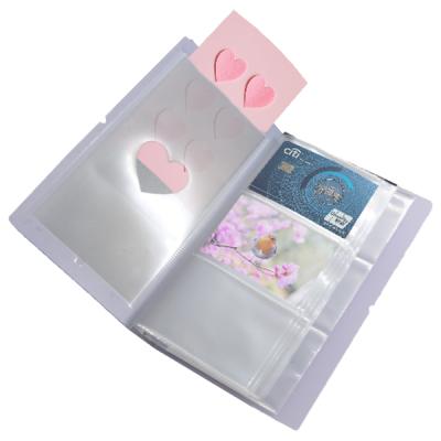 China Mini Photo Album Pocket Photo Holder Waterproof Waterproof ID Sorting Case for Credit Card Sleeves or Refillable Name Card Photo Album for sale