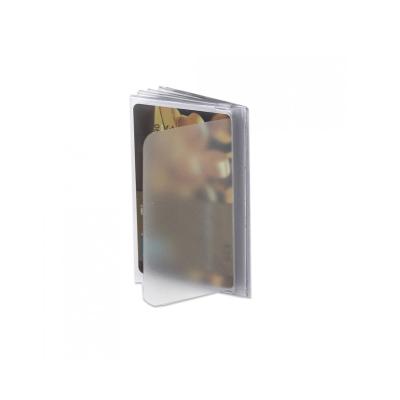 China Fashion Best Selling Custom PVC Soft Plastic Index Transparent Clear Waterproof ID Credit Cards Case Holders for sale