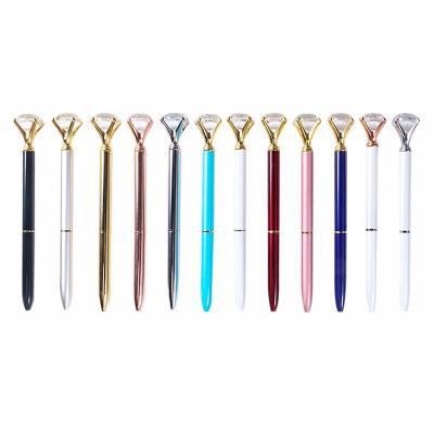 China office & School Pen Promotional Color Crystal Gift Pen Metal Ballpoint Pen Diamond Pen for sale