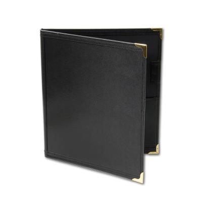 China OEM ODM accept gift wholesale executive a4 factory price custom promotion pu presenation classroom music leather folder with two pockets for sale