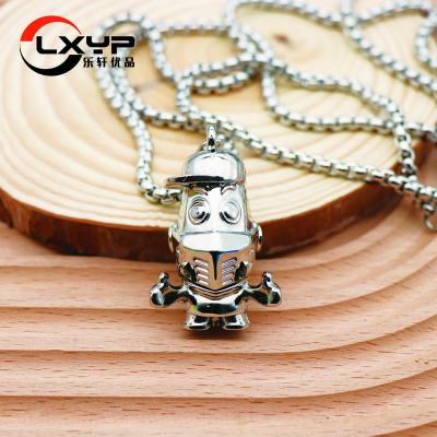 China Global Chinese Factory Customized Cheap 3D Three-Dimensional Metal Pendant, Company Logo Necklace Design Customization for sale