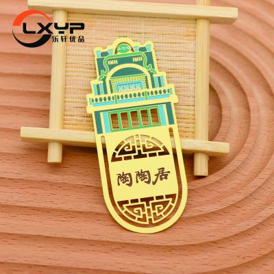 China Customized Cute Bookmark High Quality Customized Business Card Card Logo Soft Enamel Metal Global Manufacturer for sale