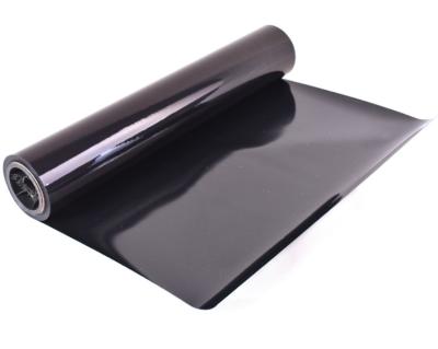 China High Quality Apparel PVC Roll Static Cling Vinyl Sheet Black Vinyl Film for sale