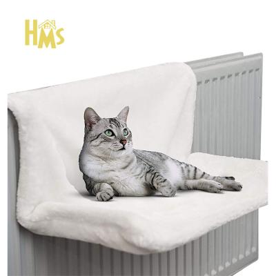 China HMS Cat Hammock Wholesale Custom Indoor Designer Warm Soft Luxury Breathable Pet Cat Hanging Bed Sofa On The Wall for sale