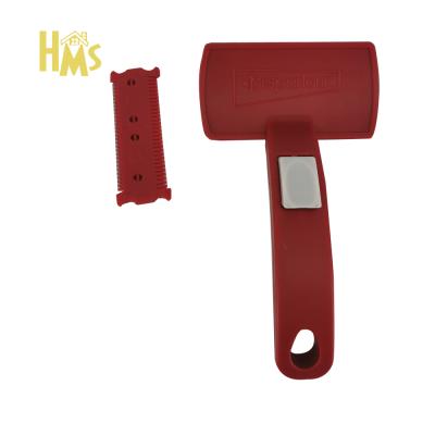 China Viable HMS Dog Hair Remover Wholesale Retractable Dog Brush For Dogs Hair Cleaning Grooming for sale