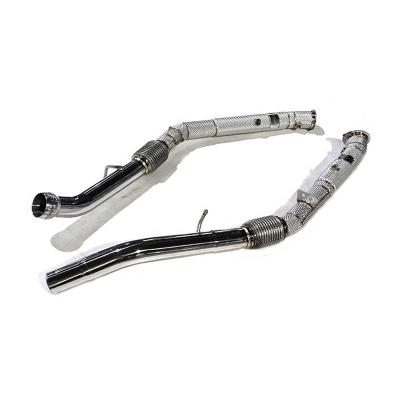 China ING Exhaust System Discount Automotive Event For Benz M320 ML400 M276 3.0T 2012-2016 Stainless Steel W166 Without Catalytic Downpipe for sale