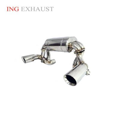 China High Quality ING Exhaust System Catback Stainless Steel Automotive Exhaust Valve For F430 Scuderia With Air Valve for sale