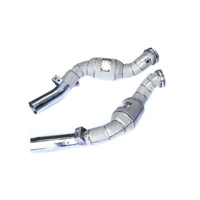 China ING Automotive Exhaust System For Maserati Quattroporte 2013+ 3.0T Stainless Steel Stainless Steel With Catalytic Downpipe Factory Direct Sales for sale