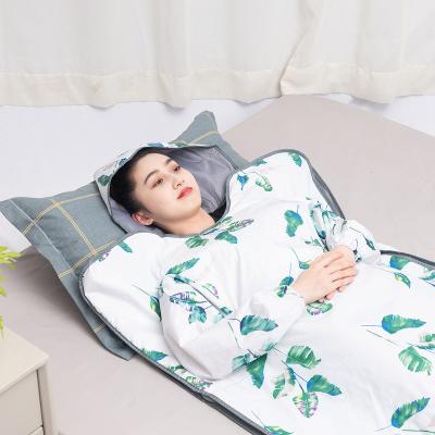 China Weight Loss Sunhigh Sauna Blanket For Detox (FIR) Far Infrared Sauna Blanket, Sweating Sauna Bed Body Heating With Sleeves For Stress Pain for sale