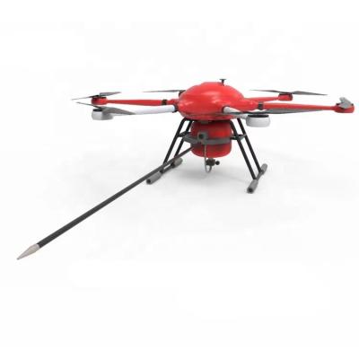 China Headless Mode Integrated Carbon Fiber Six Rotor UAV For Emergency / Fire Security Surveillance UAV for sale