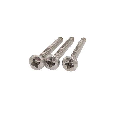 China Cheese Grade 4.8 Cross Recessed Pan Head Self Tapping Iron And Steel Screw for sale