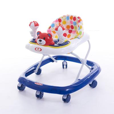 China Height Adjustable Baby Walker Trend Baby Learning Roller Walker Training Car Walkers for sale