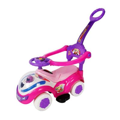 China With Music And Light Kids Sports Car Musical Toys Kids Plastic Ride On Car With Push Handle for sale