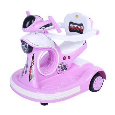 China 360 Degree Rotation Electric Car Pink Story Toy Story Toy Remote Control RC Baby Kids Ride On Car With MP3 for sale