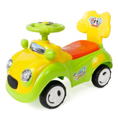 China With Music And Light Sit Balance Battery Kid Doesn't Slip Mini Plastic Ride On Toy Car For Baby for sale