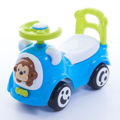 China With 2019 newest big BB horn steering wheel baby cheap manual sport toy car children ride on cars for sale