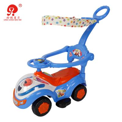 China With Music and Light Children's Ride on Gray Card Plastic Baby Pedal Toy Cars Without Battery for Kids to Drive for sale