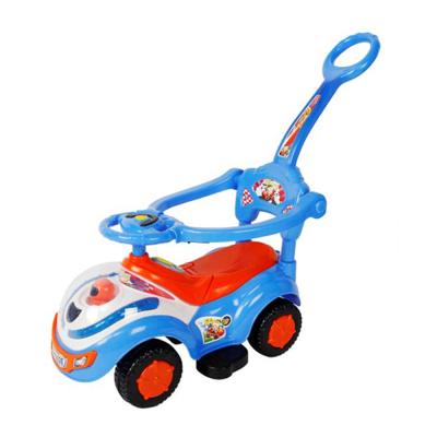 China With music toy stroller plastic ride and real fun light non electric slide on cars for kids to drive for sale