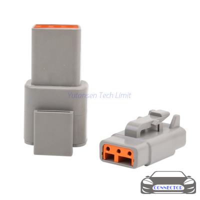 China (Connector) Waterproof Connector DTM06-3S Dechi Female Waterproof Connector Male And Female Mating Socket Wiring Harness for sale