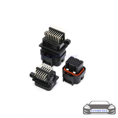 China (Connector) ECU Series 26p Plug 6437288-4 Waterproof Waterproof Car Connector 4 Slot 26 Way Curved Needle Seat for sale