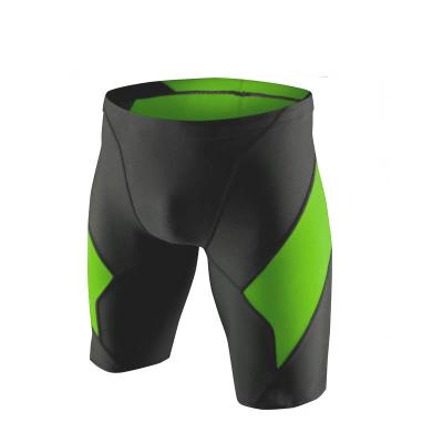 China Junior Swimming Trunks No .36AA Anti-UV Lycra Compressed Scrambler Chlorine Swimwear Competition Resistant Shorts for sale