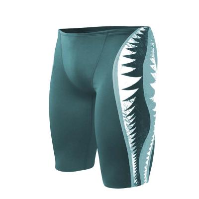 China Boy Shark Carbon Training Jammer Swimwear Men Swimsuit No.30A Short Swimming Trunks Competitive Anti-UV Skin Anti-UV for sale