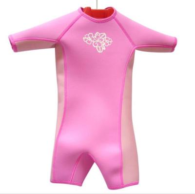 China Aqua Neoprene Swimsuit Customized Antibacterial Antibacterial Thermal Zipper Front Warm Wetsuit Kid Suit 2mm To 3mm for sale